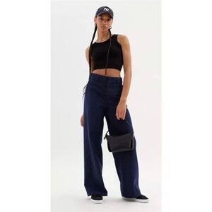 Dickies Women's Navy Blue Straight Leg Cargo Pants